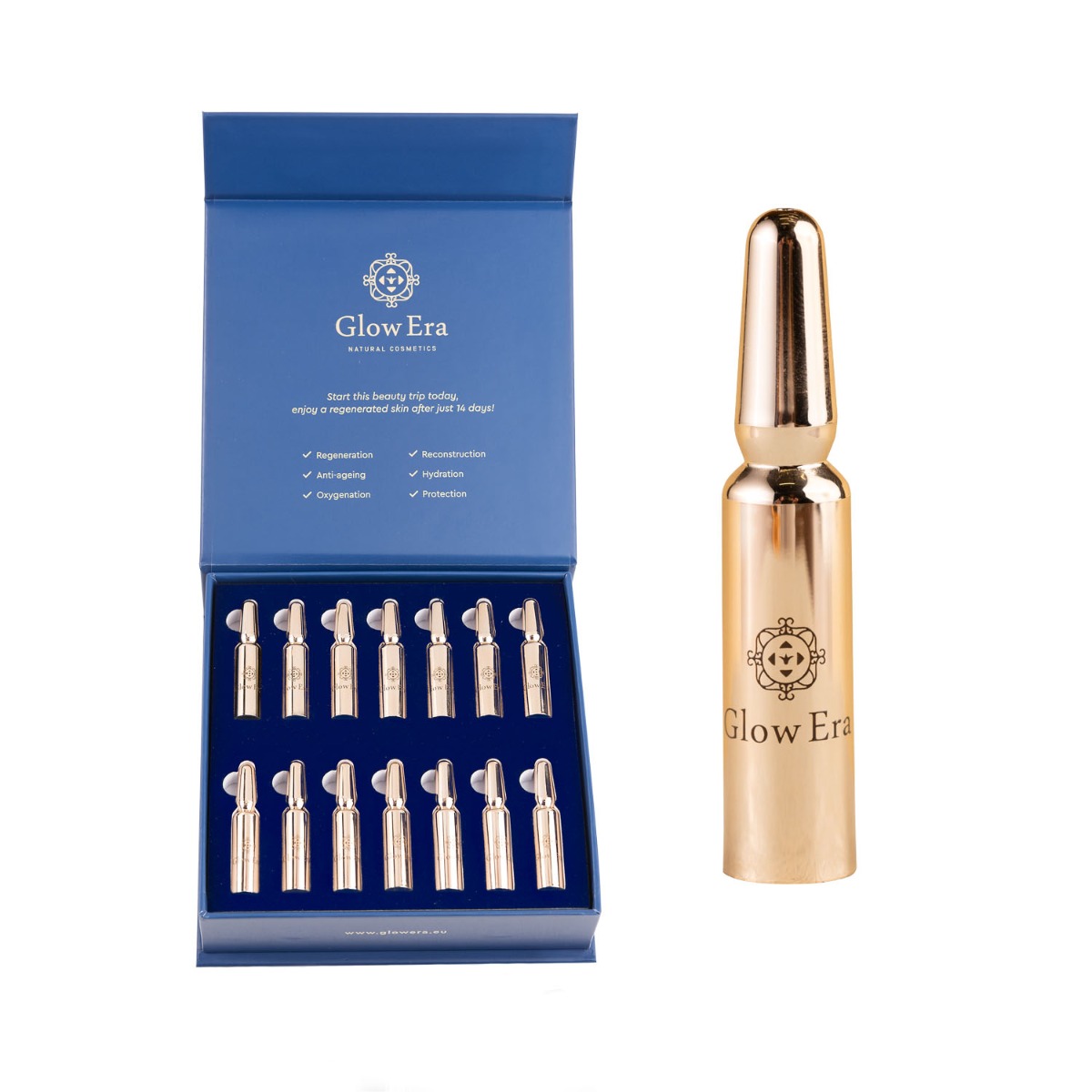 Glow Era Facial Regeneration Ampoules (14x1.5ml) φωτογραφία